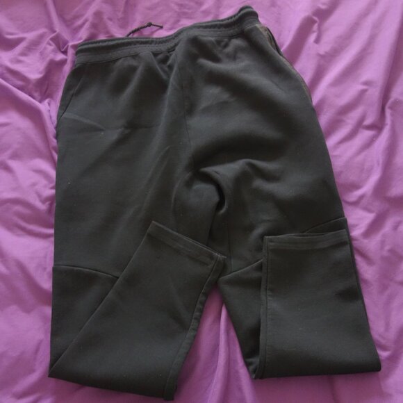 Nike 66% Cotton/34% Polyester Size M Black Sweat Pants - Picture 16 of 16